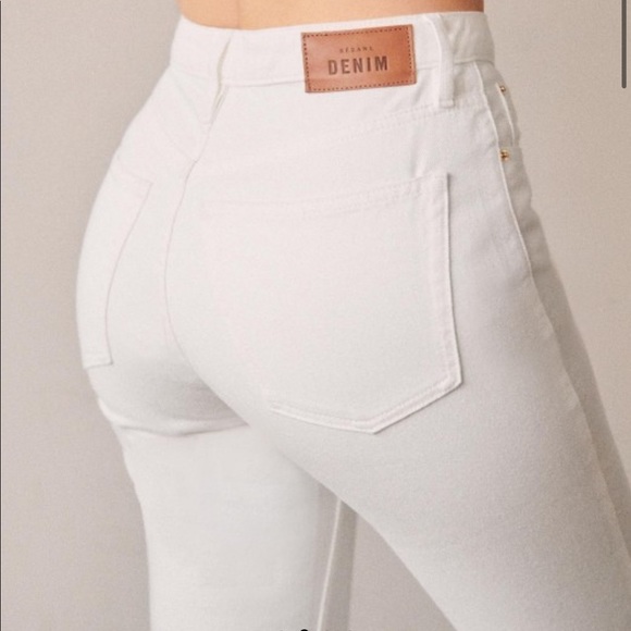 NWOT Sézane The Brut Sexy Jean (Ecru) 24 - Picture 5 of 11